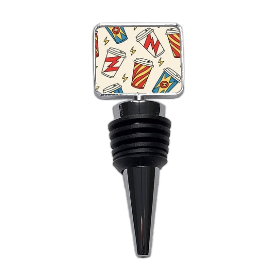 Coffee Cups Dynamic Wine Bottle Stopper Cap Plug
