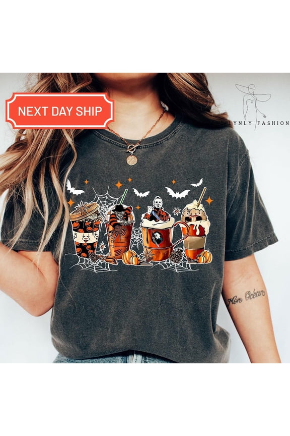 Coffee Cups Skull Lover T-Shirt