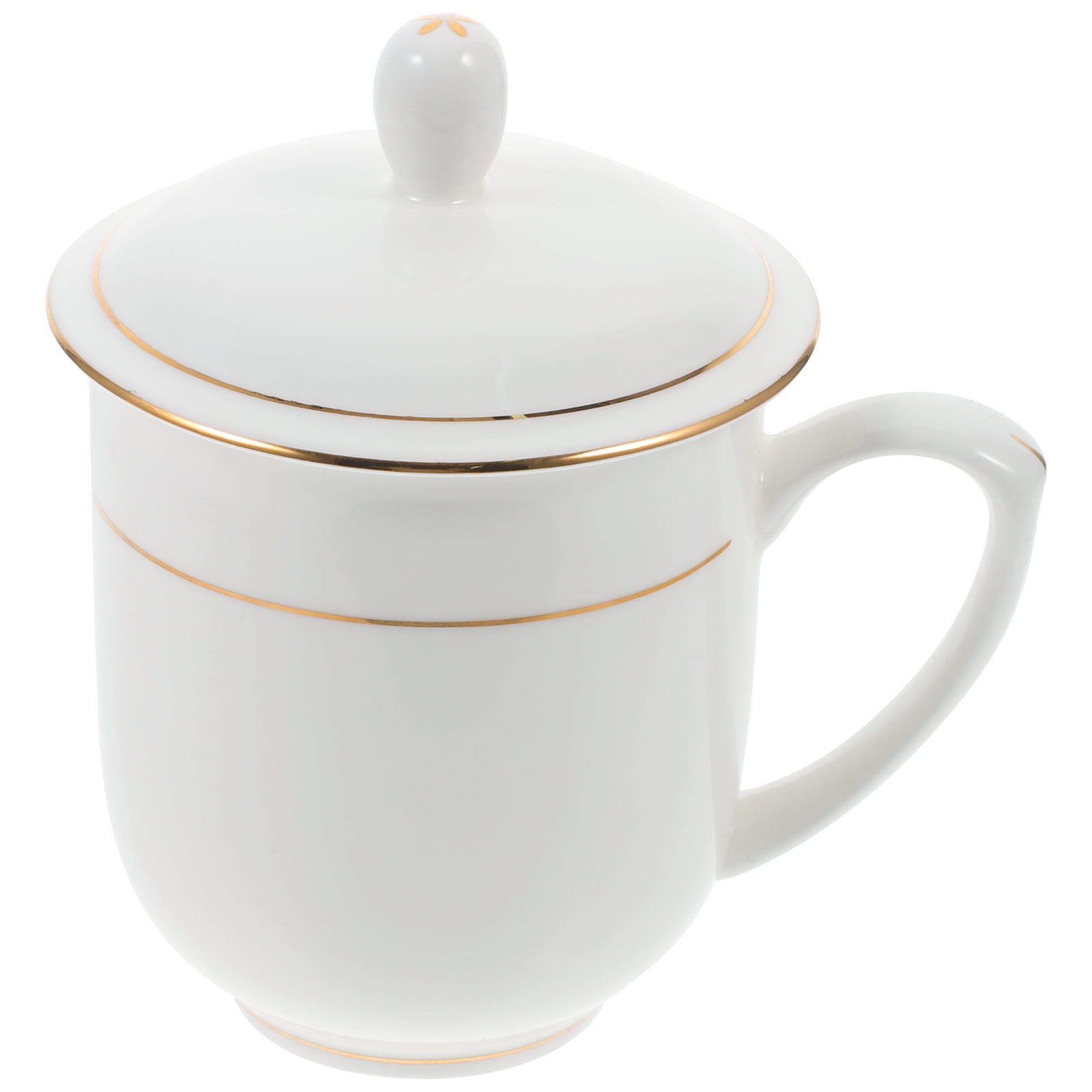 Coffee Cups with Lids Espresso Handle Mug Household Water Milk Ceramic Drinking