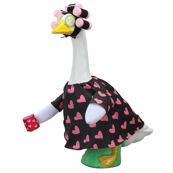 Coffee & Curlers Large Goose Outfit by Gaggleville