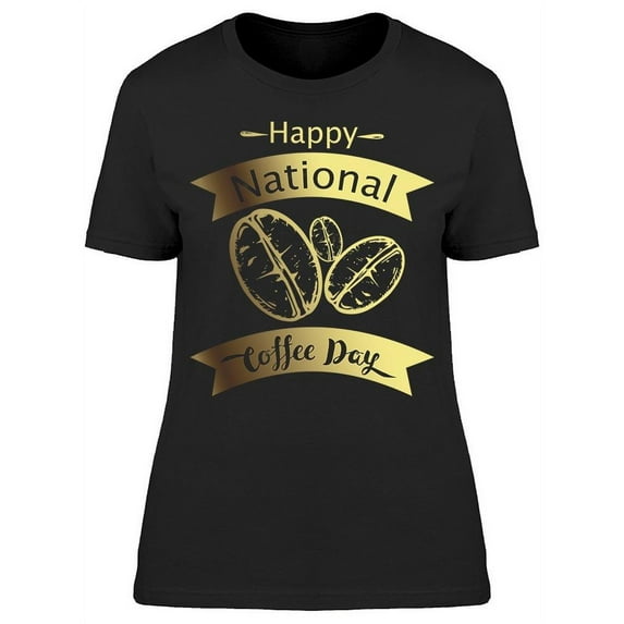 Coffee Day Grains T-Shirt Women -Image by Shutterstock, Female 3X-Large