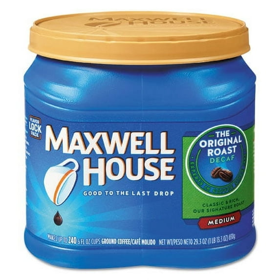 Coffee, Decaffeinated Ground Coffee, 29.3 Oz Can | Bundle of 10 Each
