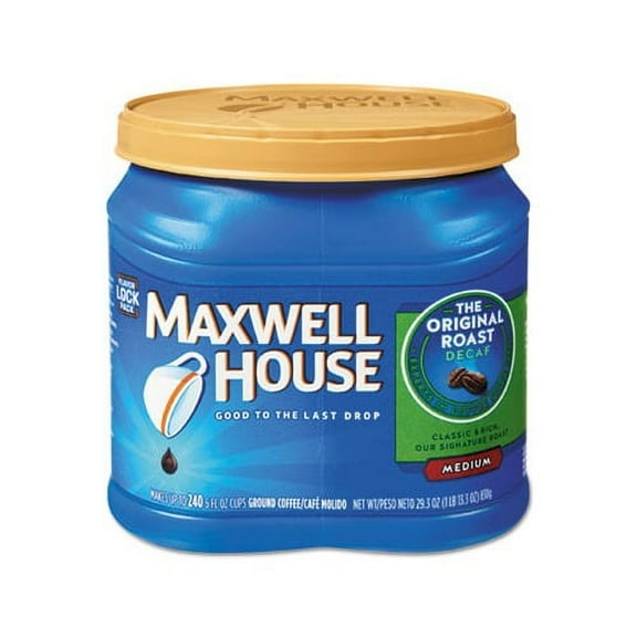 Coffee Decaffeinated Ground Coffee Decaffeinated Ground Coffee, 29.3 oz Can