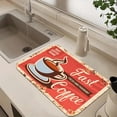 thumbnail image 1 of Coffee Dish Drying Mats for Kitchen Counter Absorbent Fast Dry Dish Drainer Rack Mats for Dishes Utensils Pot and Pan, Kitchen Accessories 20"x12", 1 of 7