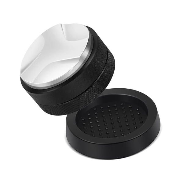 Coffee Distributor Espresso Leveler 58mm Espresso Hand Tampers Adjustable Depth- Professional Stainless Steel Espresso Distribution Tool with Display Base Grip Handle Professional Barista