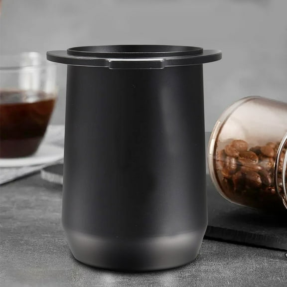 Coffee Dosing Cup 54mm for Coffee Machines Feeder Aluminum Alloy 3.35x2.76x2.76in