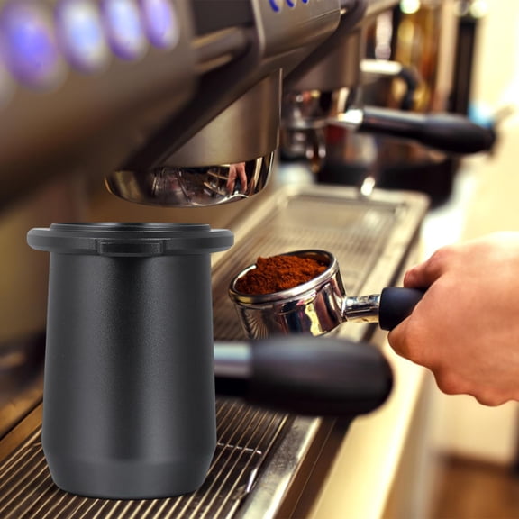 Coffee Dosing Cup, Coffee Distribur Coffee Dosing Cup, for Coffee Tamper Espresso Machine , Black