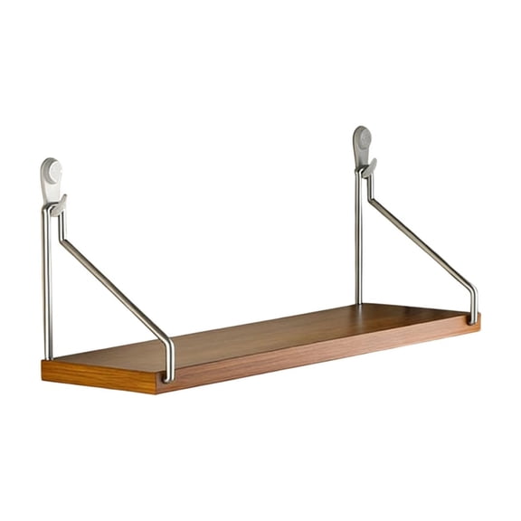 Coffee No Drill Wall Shelf With Damage Free Installation Triangular Support Structure And Widened Surface For Bedside Storage Projector Router Shelf And Wall Mounted Bookshelf 15.75X5.91X1