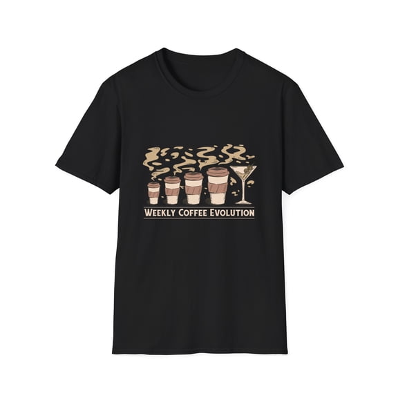 Coffee Drinker Caffeine Lovers Graphic Novelty T-Shirt