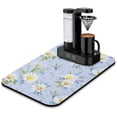 thumbnail image 1 of Coffee Drying Mat for Kitchen Counters, 19.5x12 Non-Slip, Heat Resistant, Absorbent & Reversible Diatom Mud Mat, Collapsible for Easy Storage & Transport, 1 of 7