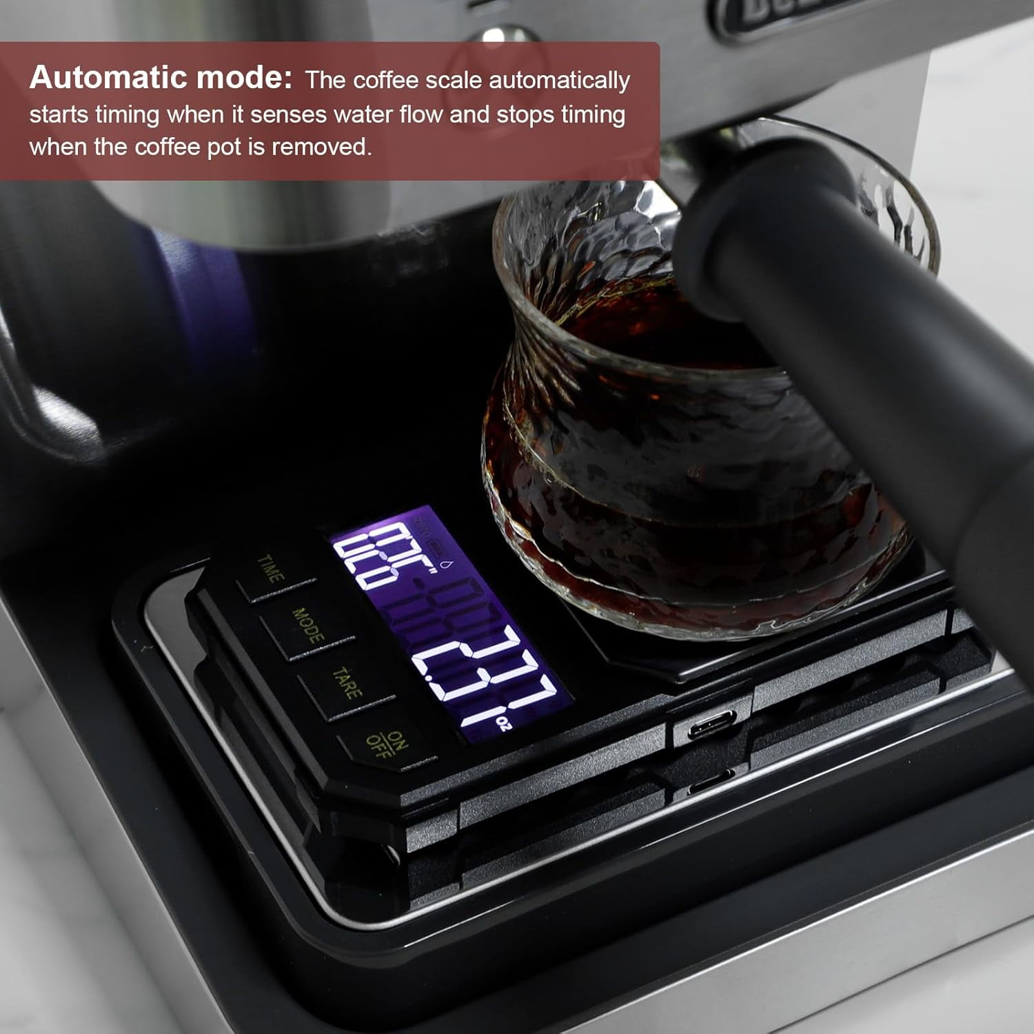 Coffee Espresso Scale with Timer, Digital, Automatic, Mini ...