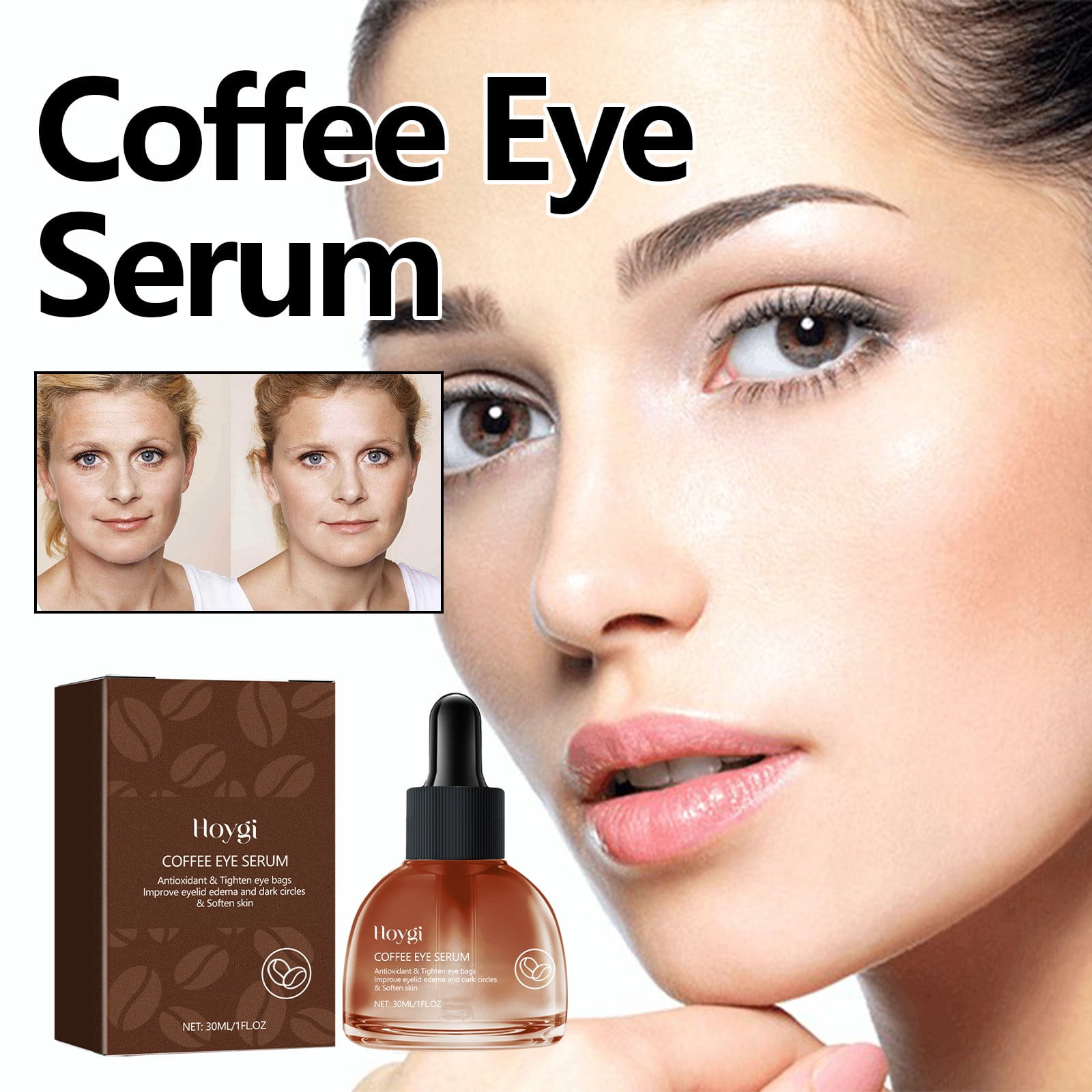 Coffee Eye Serum Caffeine Eye Serum Cream Removes Dark Circle Bags