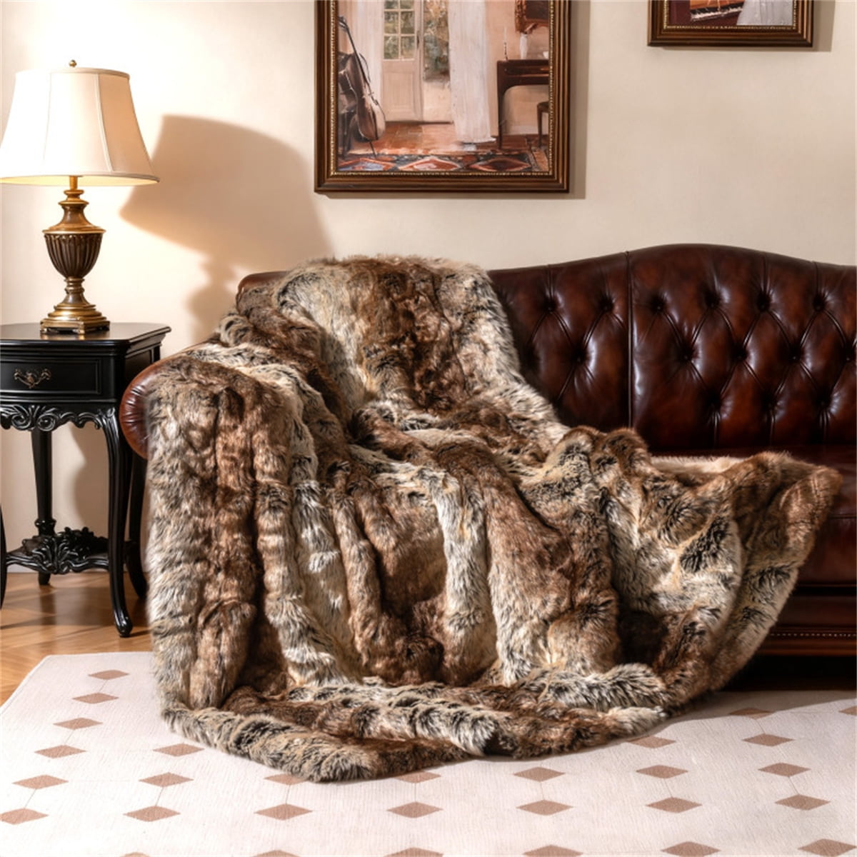 Ralph Lauren Micro Mink Blanket