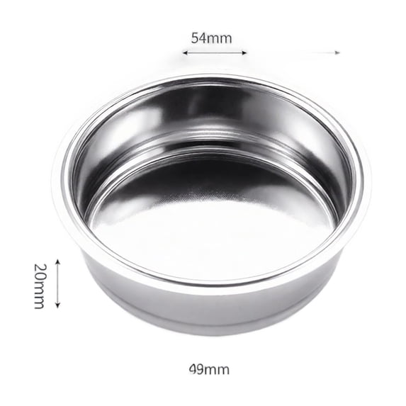 Coffee Filter Basket, 2 Inch Diameter Stainless Steel, for 54Mm Espresso Portafilter, Espresso Machine Accessory