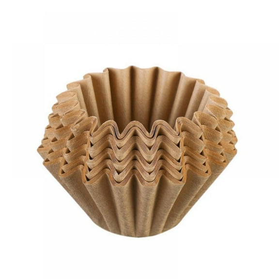 Coffee Filter Paper Drip Filter,Coffee Filter Tea Infuser Accessories,No Residue Hand-made Raw Wood Pulp Coffee Filter Paper,No Bleach No Odor,100 Pcs