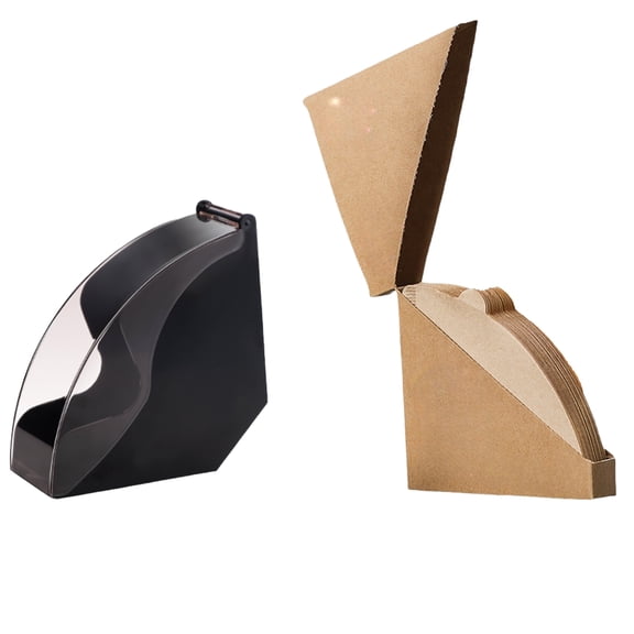 Coffee Filter Paper Storage Box with 40 Eco-Friendly Filter Papers
