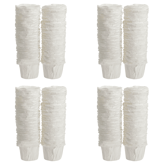 Coffee Filter Papers Replacement White Coffee Paper Pod 100-500Pcs Disposable Coffee Paper Pods for Keurig 1.0 2.0 (400PCS)