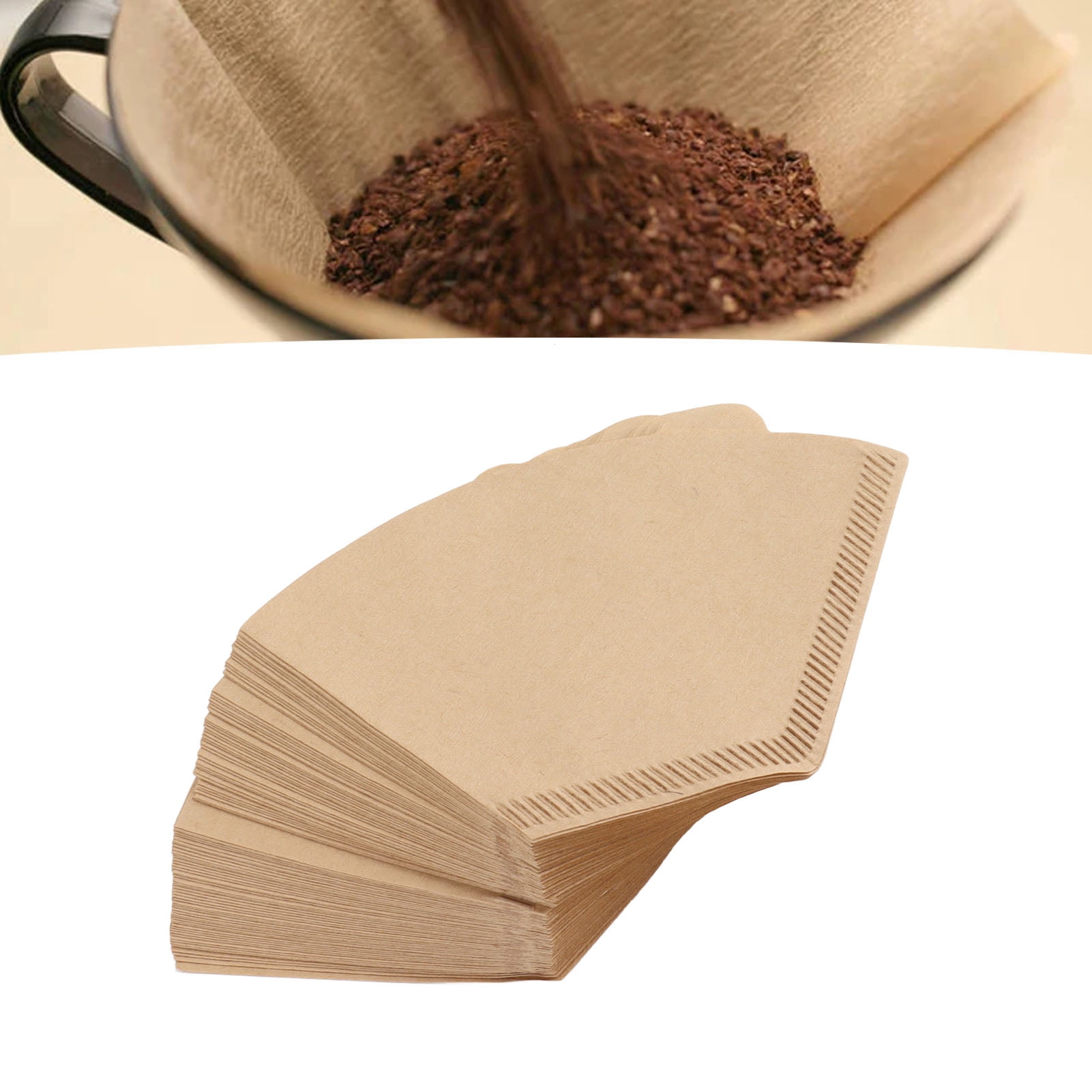 Coffee Filters, Coffee Paper Filters One Time Use V Shaped Design For