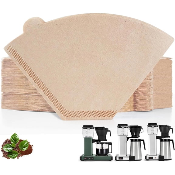 Coffee Filters Compatible with Moccamaster Coffee Machine, 200 Pcs #4 Cone Unble