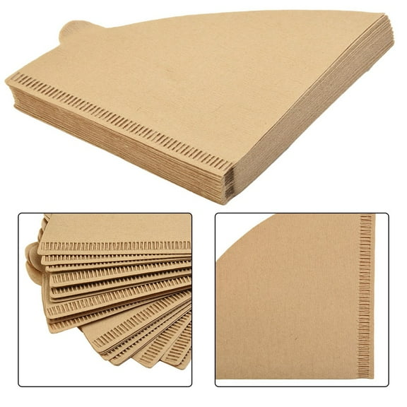 Coffee Filters Size 4 Papers Unbleached Brown Replacement for Machine Maker