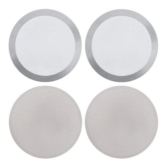 Coffee Filters for Coffee Maker Reusable Coffee Filter 2 Types Washable Stainless Steel Mesh -Filters