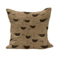 thumbnail image 1 of Coffee Fluffy Throw Pillow Cushion Cover, Coffee Cups in Earthen Tones Fresh Espresso Latte Drink Caffeine Image, Decorative Square Accent Pillow Case, 20" x 20", Chocolate Pale Brown, by Ambesonne, 1 of 5