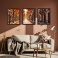 Rustic Fall Thumbnail Coffee French Autumn Street Shop Rustic Fall Poster, Set 3, Poster Only ...