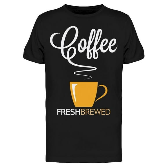 Coffee Freshbrewed  T-Shirt Men -Image by Shutterstock, Male Large