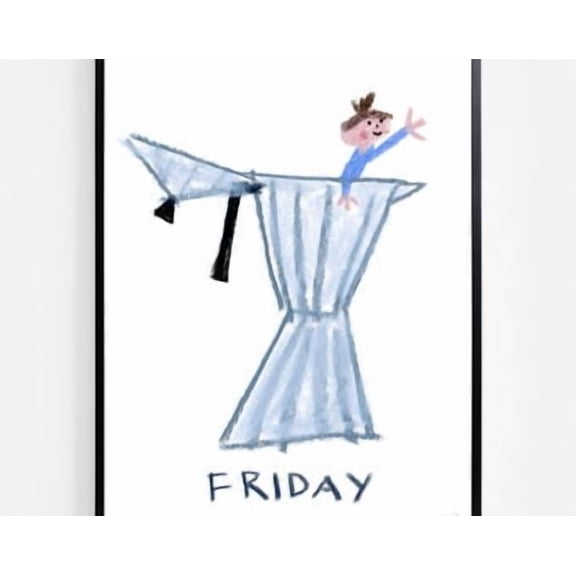 Coffee Friday Print Print Poster , Poster Print Only