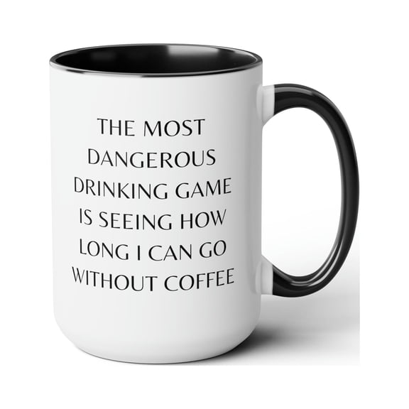 Coffee Game Two-Tone Coffee Mugs