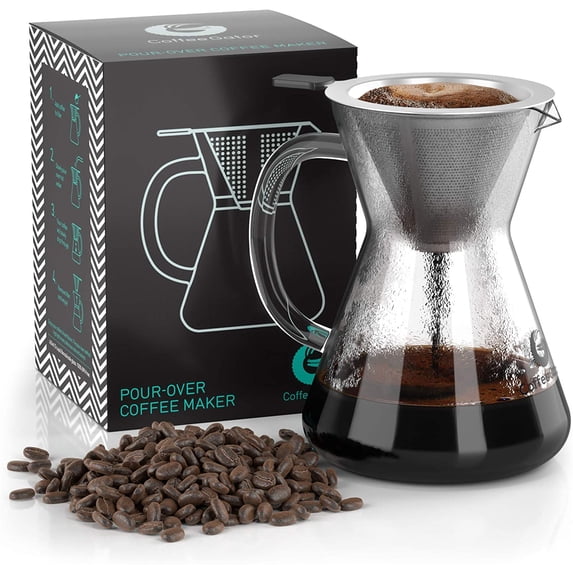 Coffee Gator Stainless Steel Paperless Pour Over Coffee Drippers