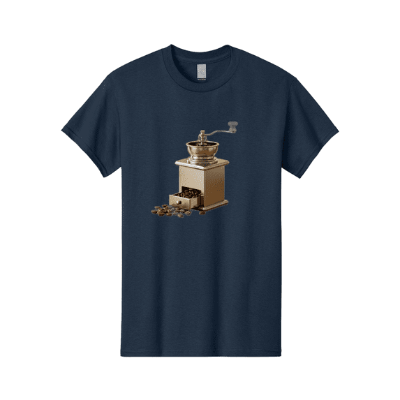 Coffee-Grinder-2 Mens Graphic Tee, 100% Cotton, Casual Summer Wear