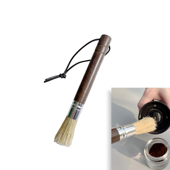 Coffee Grinder Brush,1Pack Durable Espresso Maker Cleaner Tool,QZS Portable Barista Bean Cleaning Accessories for Home,Kitchen