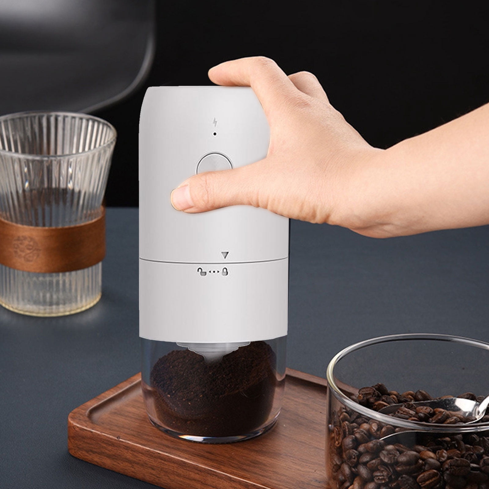 Coffee Grinder Ceramic Grinding Wick Grinder Rechargeable Model Electric Coffee Grinder Walmart