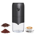 thumbnail image 1 of Coffee Grinder Ceramic Mills,USB Rechargeable,Adjustable Setting Slow-Grind Result Better Taste Coffee(USB Rechargeable) - black, 1 of 7