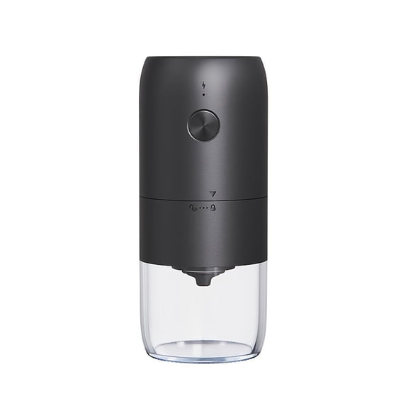 Coffee Grinder Electric Black Rechargeable Compact for Home Use Gift for Coffee Lovers