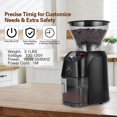 Coffee Grinder Electric Burr Conical with Stainless Steel Blades Large