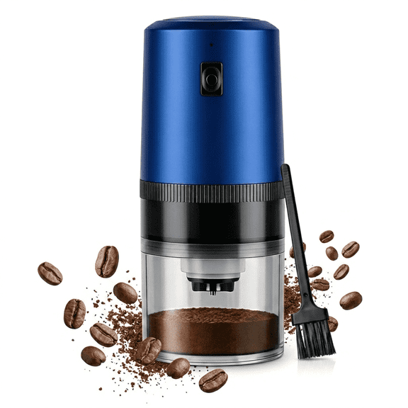 Coffee Grinder Electric,Electric Coffee Grinders, Morning Espresso & Travel Pour-Over Maker, Adjustable Portable Spice and Bean Mill for Home Use