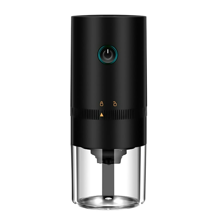 Portable Electric Burr Coffee Grinder: CONQUECO Small Coffee Bean Grinding Machine - Rechargeable Stainless Conical Burr Grinders with Multiple