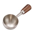 thumbnail image 1 of Coffee Ground 2-Tablespoon Measuring Scoop, 304 Stainless Steel Coffee Scoop With Black Walnut Handle, 2Tbsp (30Ml) Coffee Measuring Spoon For Coffee Beans & Powder, 1-Pack, 1 of 2