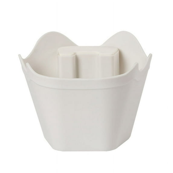 Coffee Grounds Bucket Polygons Espresso Grounds Dump Bin Multipurpose Espresso Disposal Bucket for Home/Office White