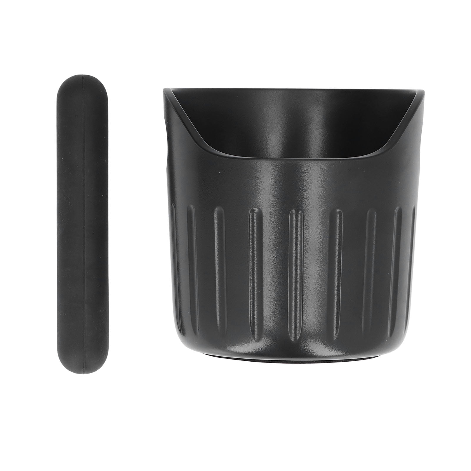 Coffee Grounds Bucket Portable ABS Coffee Knock Box with Skid