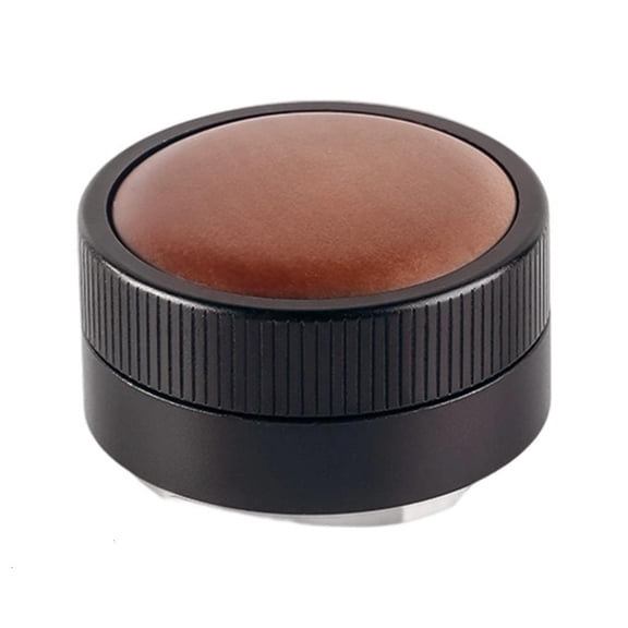 Coffee Grounds Leveler Real Wood Stainless Steel Materials Quick Setup Coffee Powder Leveler Tool for Espresso Machines