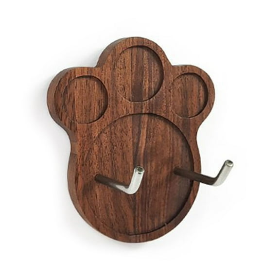 Coffee Handle Rack Kitchen Bar Free Punching Storage Hook Walnut Cats Claw Ho