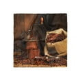 thumbnail image 1 of Coffee Head Scarf, Grinder Beans in Burlap Sack, Head Wrap, 3 Sizes, by Ambesonne, 1 of 2