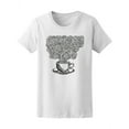thumbnail image 1 of Coffee Henna Mandala Zendoodle Tee Women's -Image by Shutterstock, 1 of 2