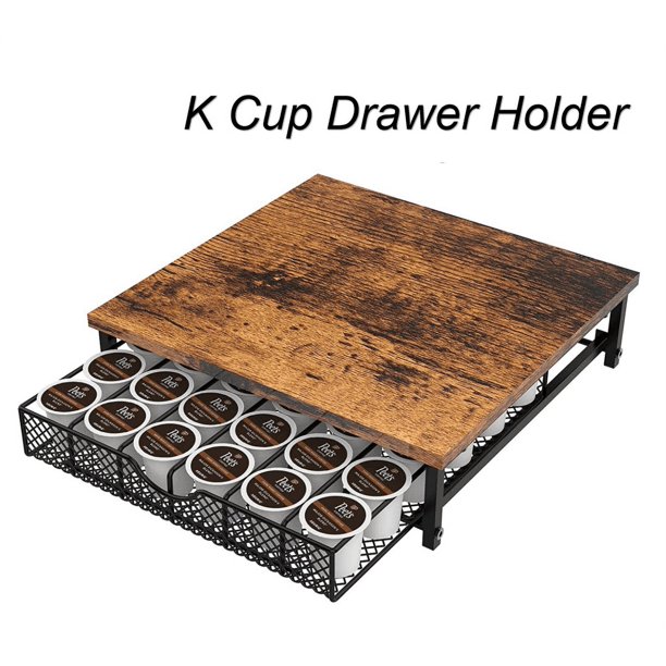 Coffee Holder with Drawer Storage for K Cup