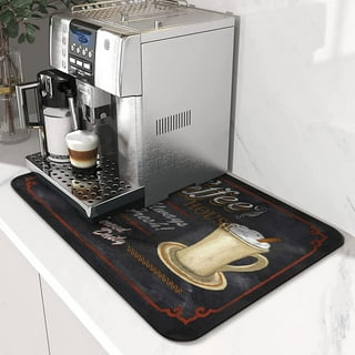 4 Pieces Coffee Bar Mat Burlap Placemats Coffee Bar Accessories Coffee Bar  Essentials Funny Coffee Bar Decor for Coffee Station 12 x 18 Inch