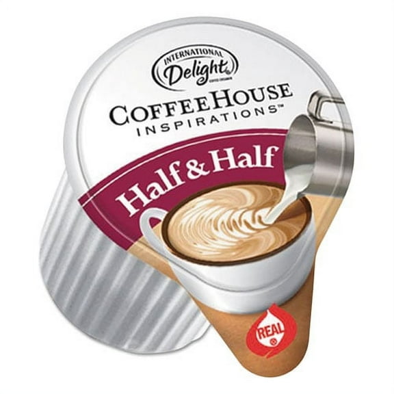 Coffee House Inspirations Half And Half, 0.38 Oz, 180/carton | Bundle of 10 Cartons