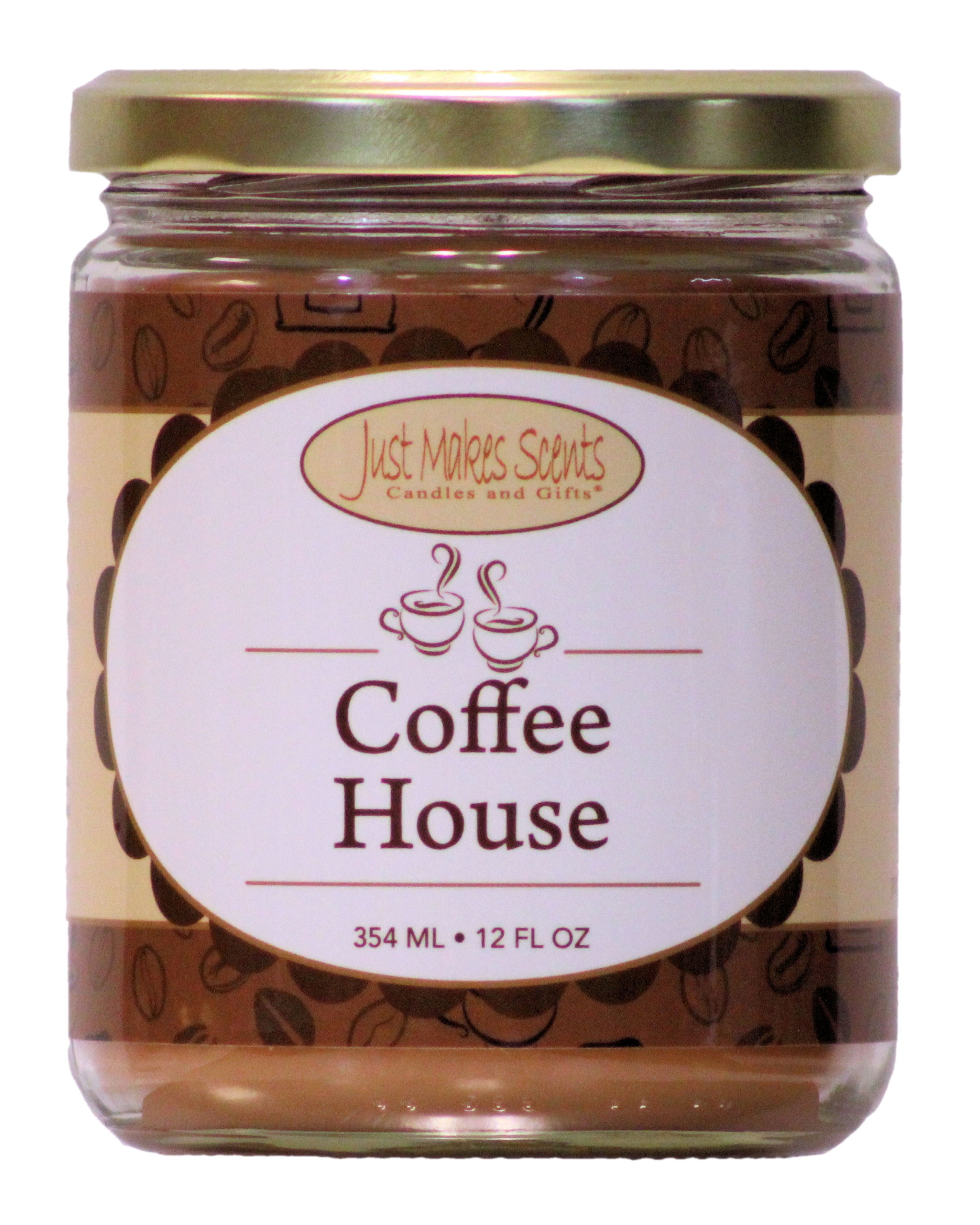 Coffee House Salsa Jar Candle 12oz -Just Makes Scents Candles & Gifts